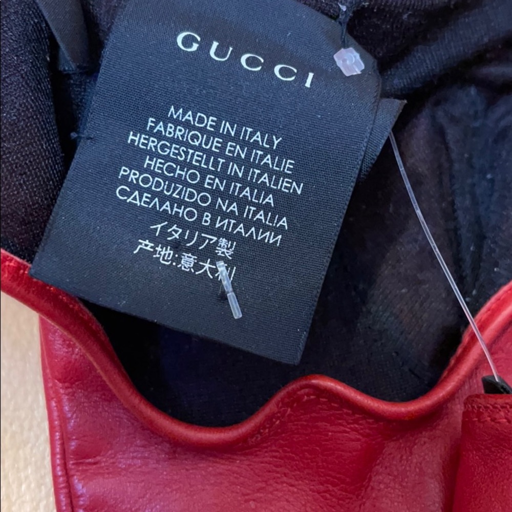 Gucci leather gloves - Picture 5 of 7